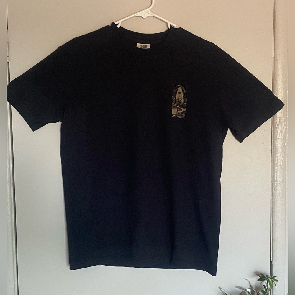 Stylish Black Graphic Men's Tee‎